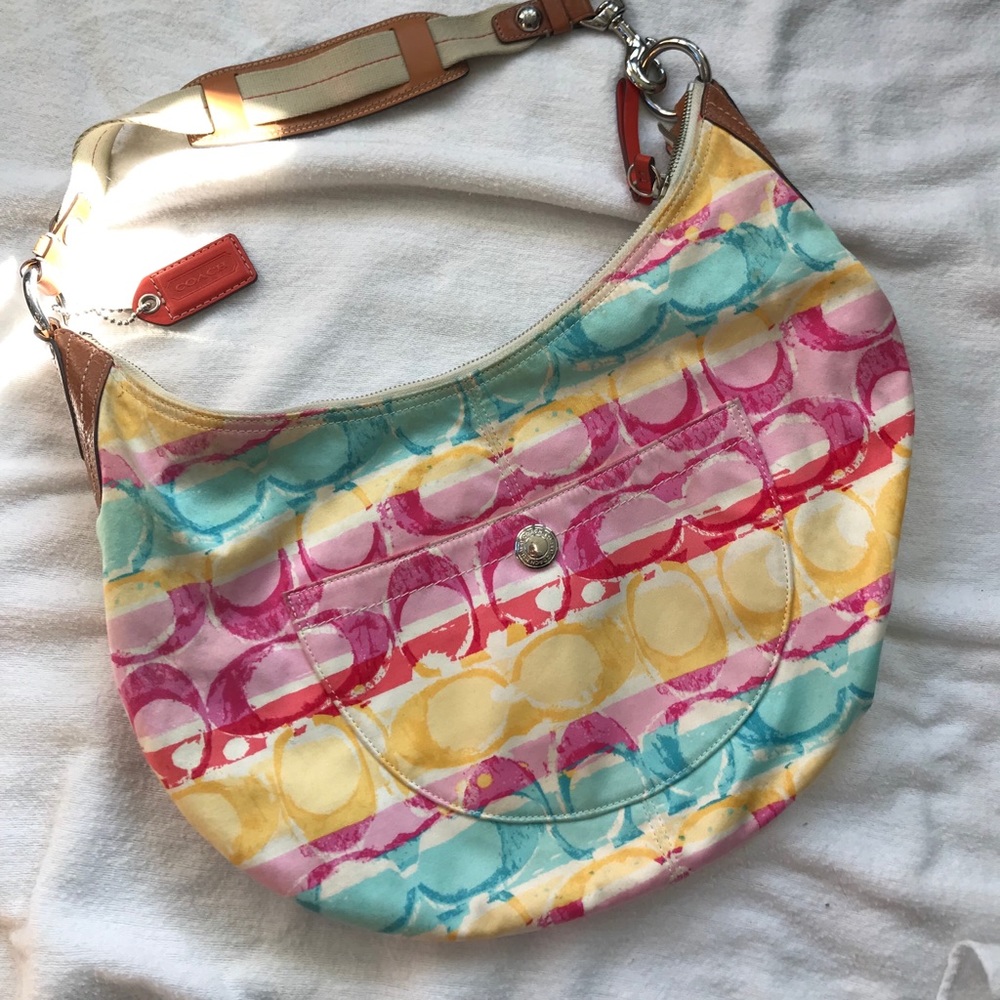 NWOT Coach Multicolored Bag